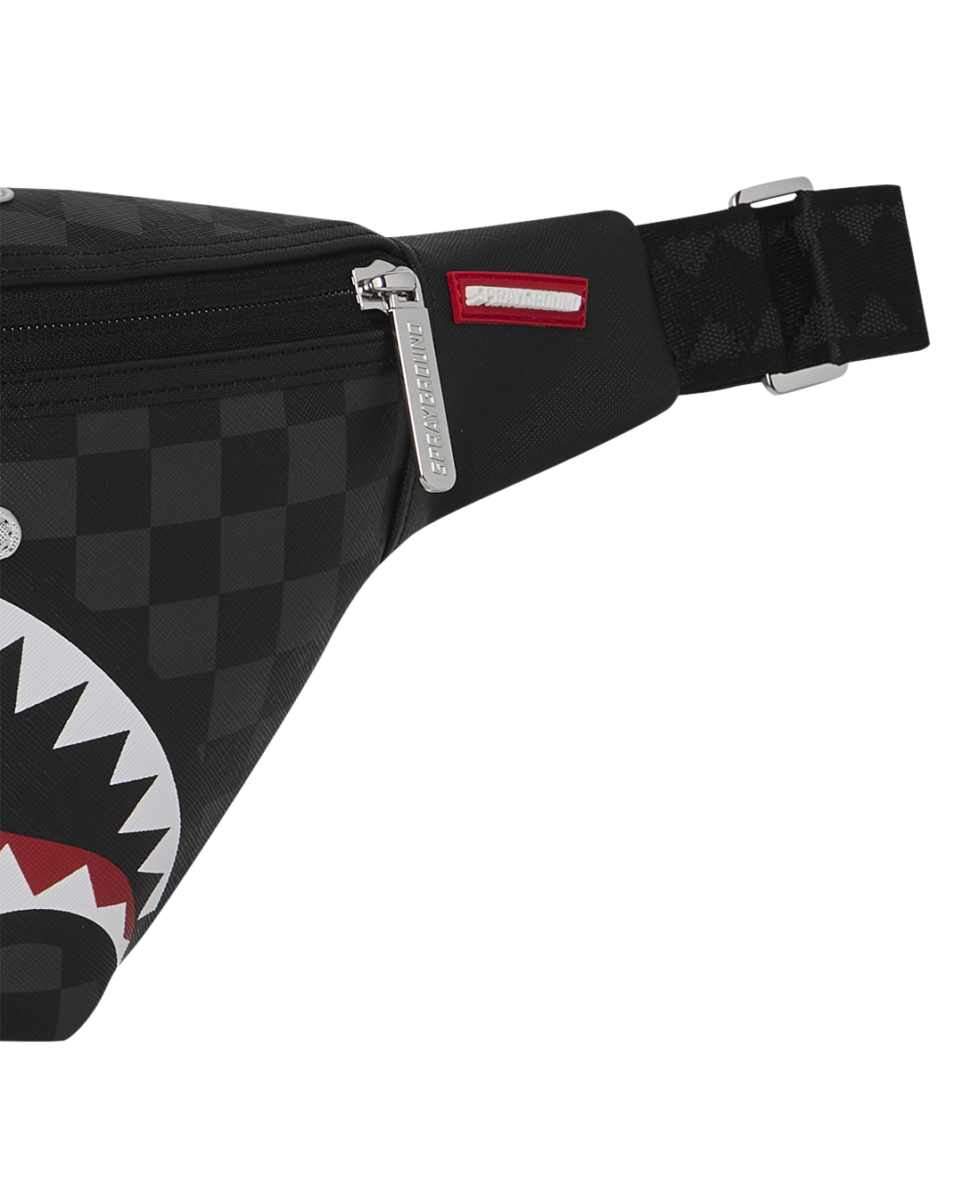 SILVER SIDE DRIP BLACK CHECK SAVVY CROSSBODY