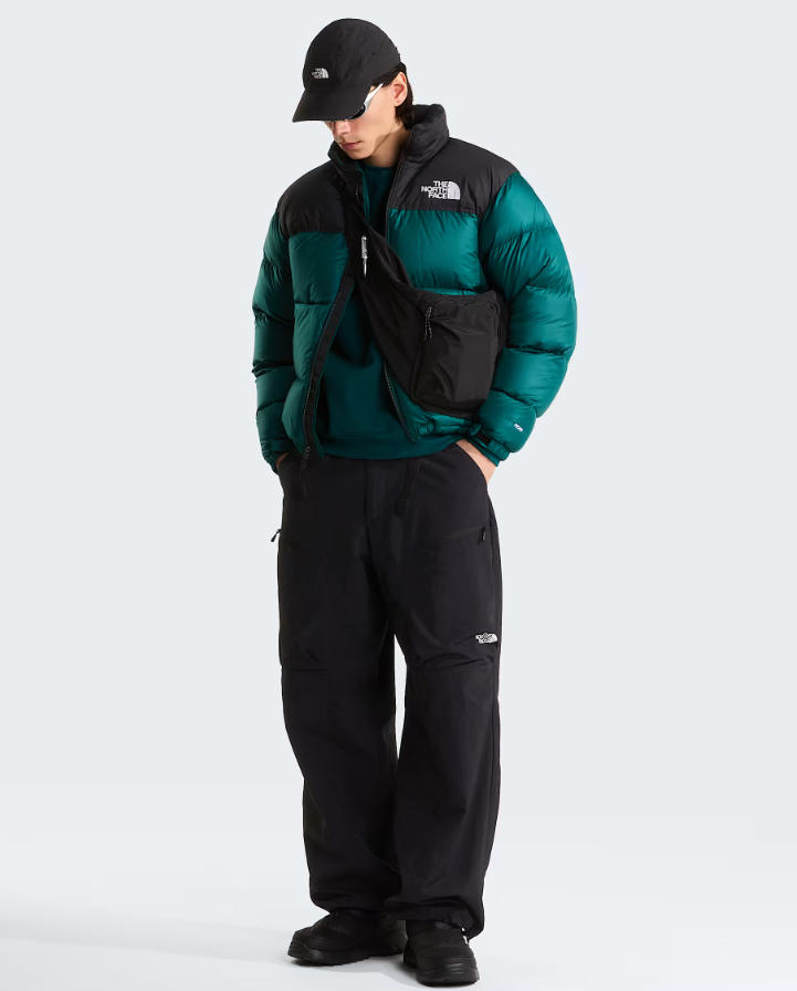 M 1996 RETRO NUPTSE JACKET Pacific Teal/TNF Black