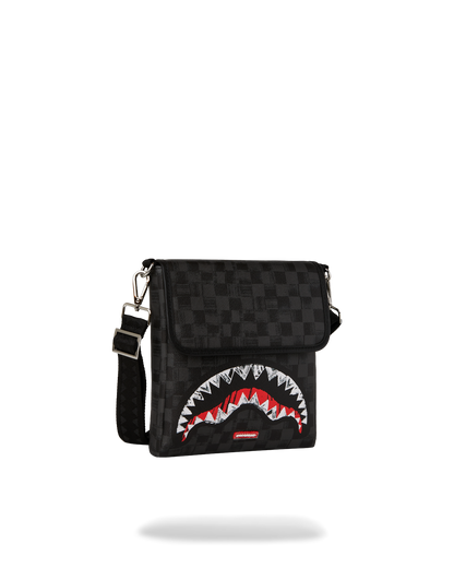 SCRIBBLE SHARK MESSENGER BAG