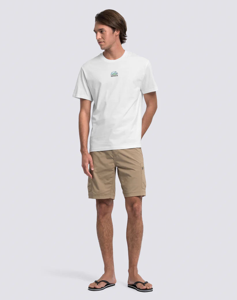T-SHIRT CON STAMPA SUL RETRO