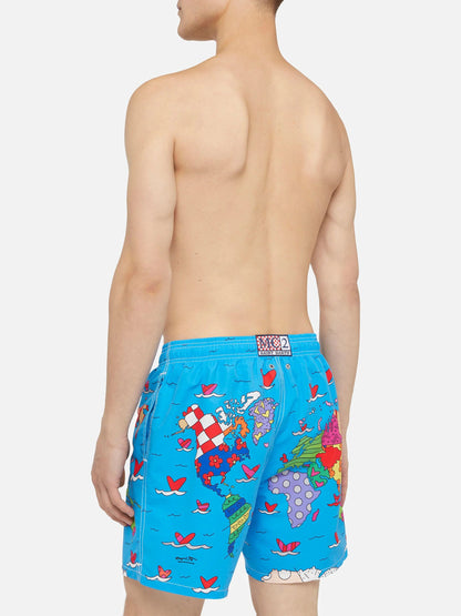 Gustavia placed print Britto World 32