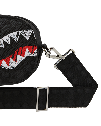 SCRIBBLE SHARK BACKPACK SLING