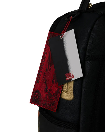 SCARFACE GOLD EMBOSSED BACKPACK