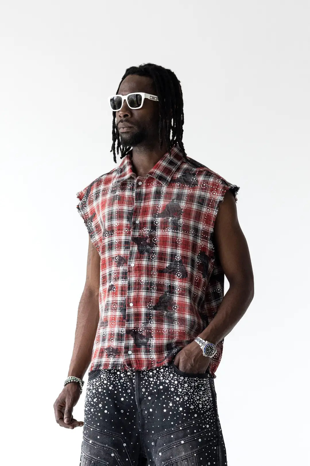 CAMICIA SMANICATA RED
