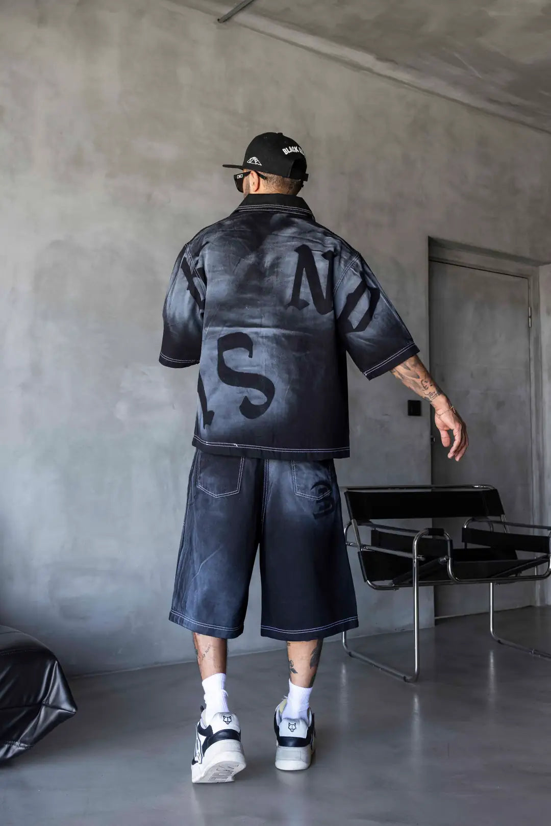 OVERSHIRT STAMPA CON SFUMATURE