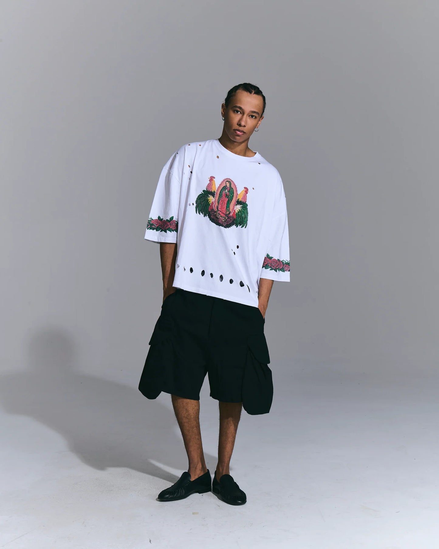 T-SHIRT C/STP MADONNA ROSE