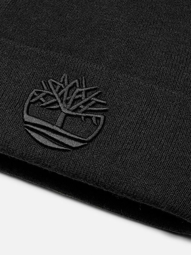 Cuffia in lana con patch