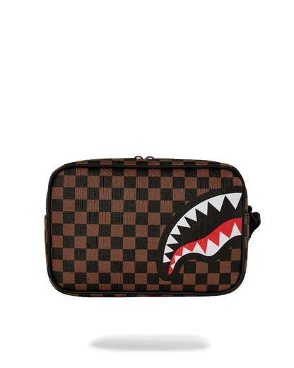 CHECK 2 EMBOSS TOILETRY BAG