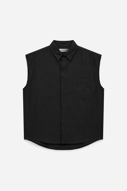 CAMICIA IN LINO CON STAMPA