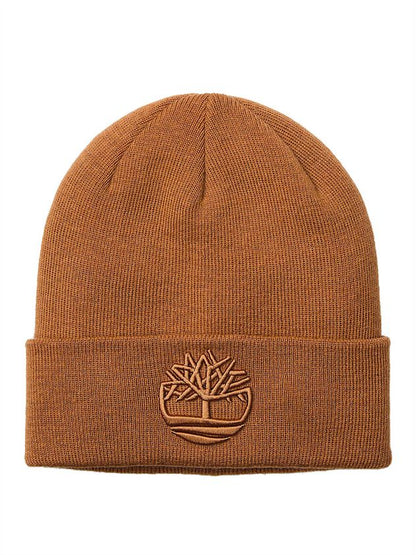 Cuffia in lana con logo ricamato