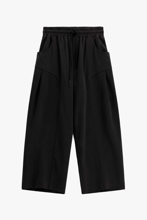 PANTALONE CON PENCES NEI LATI