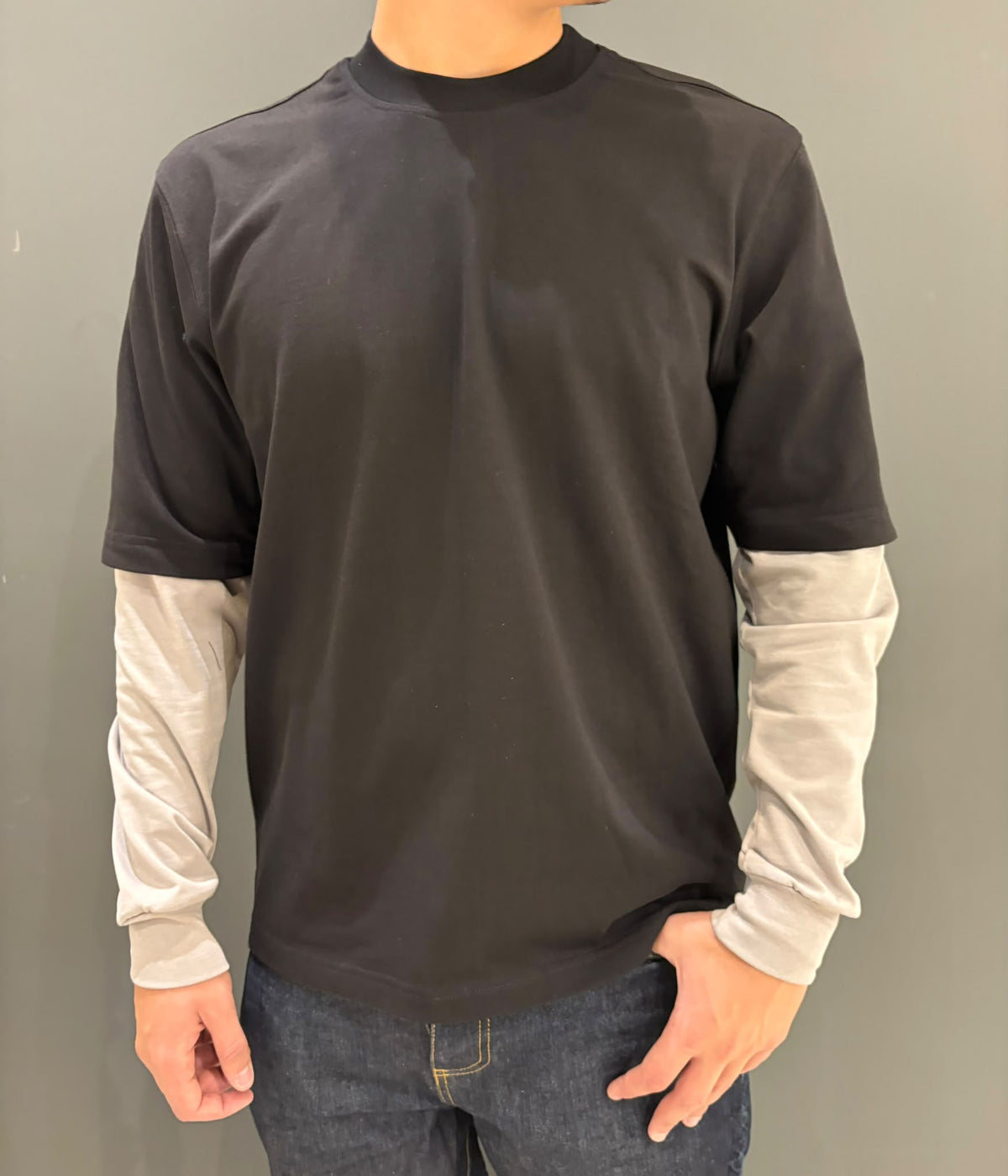 T-SHIRT MANICA DOPPIATA