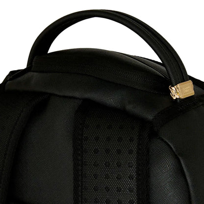 SHARK CENTRAL EMBOSSED BLACK NYLON BACKPACK