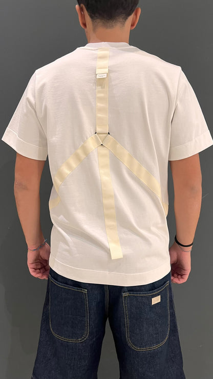 T-SHIRT CON STRISCIA SUL RETRO