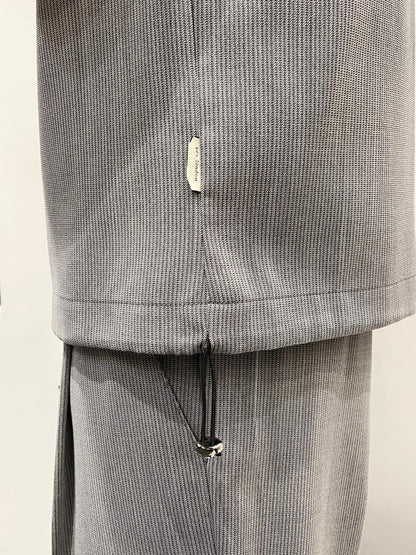 CAMICIA CROP CON COULISSE SUL FONDO