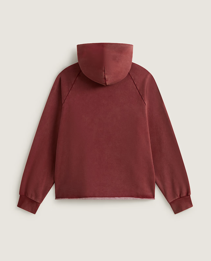 Tilt Rolled Hem Pullover Poppy Ember