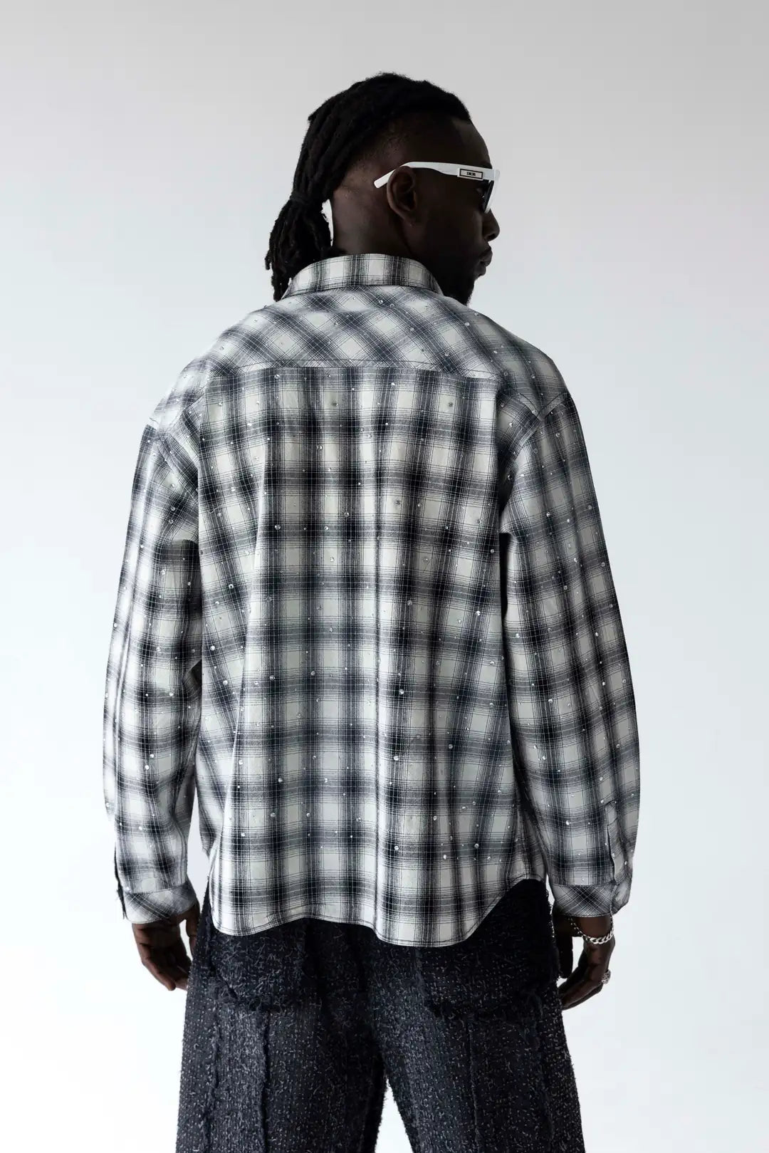 CAMICIA TEXAN CON BRILLANTINI