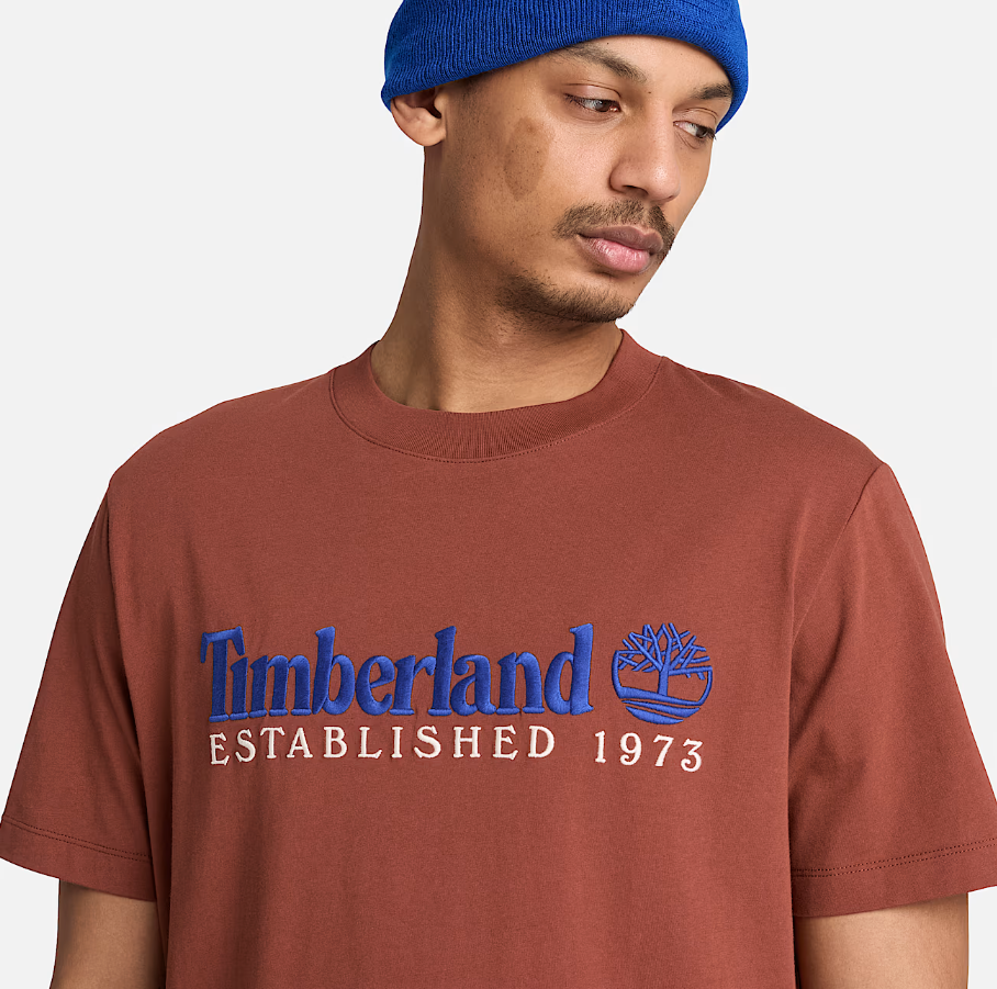 STABLISHED 1973 SS Embroidered Tee BROWNOUT