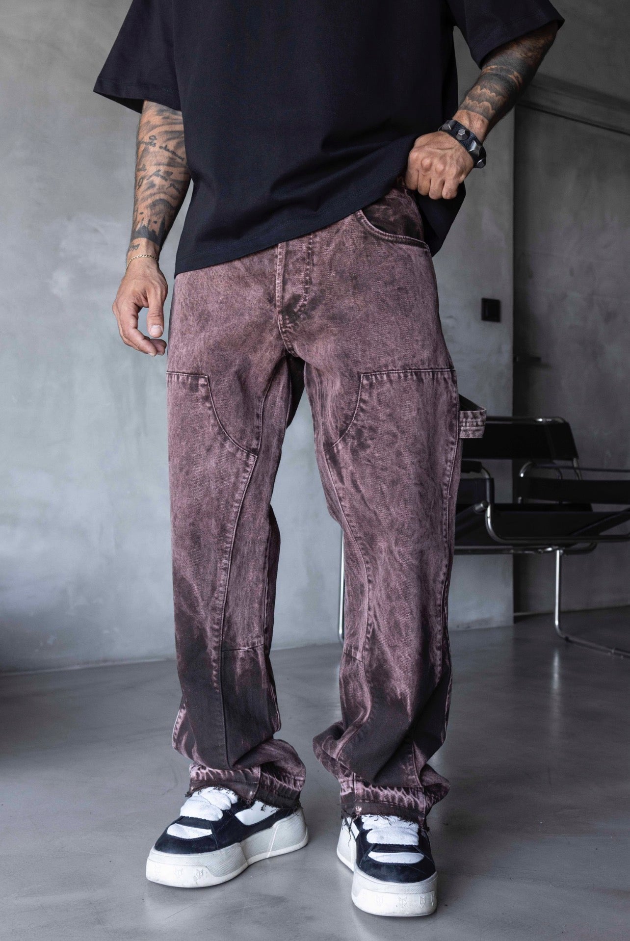 denim sfumato marrone