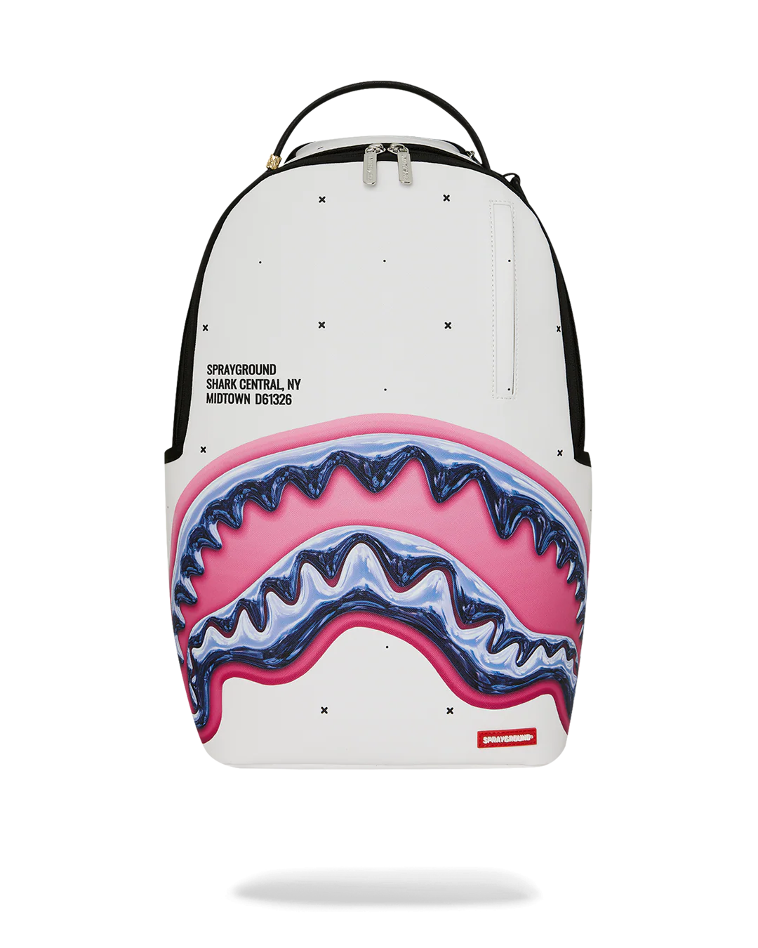 SHARK CENTRAL LIQUID CHROME BACKPACK