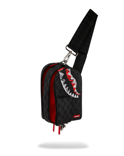 SCRIBBLE SHARK BACKPACK SLING