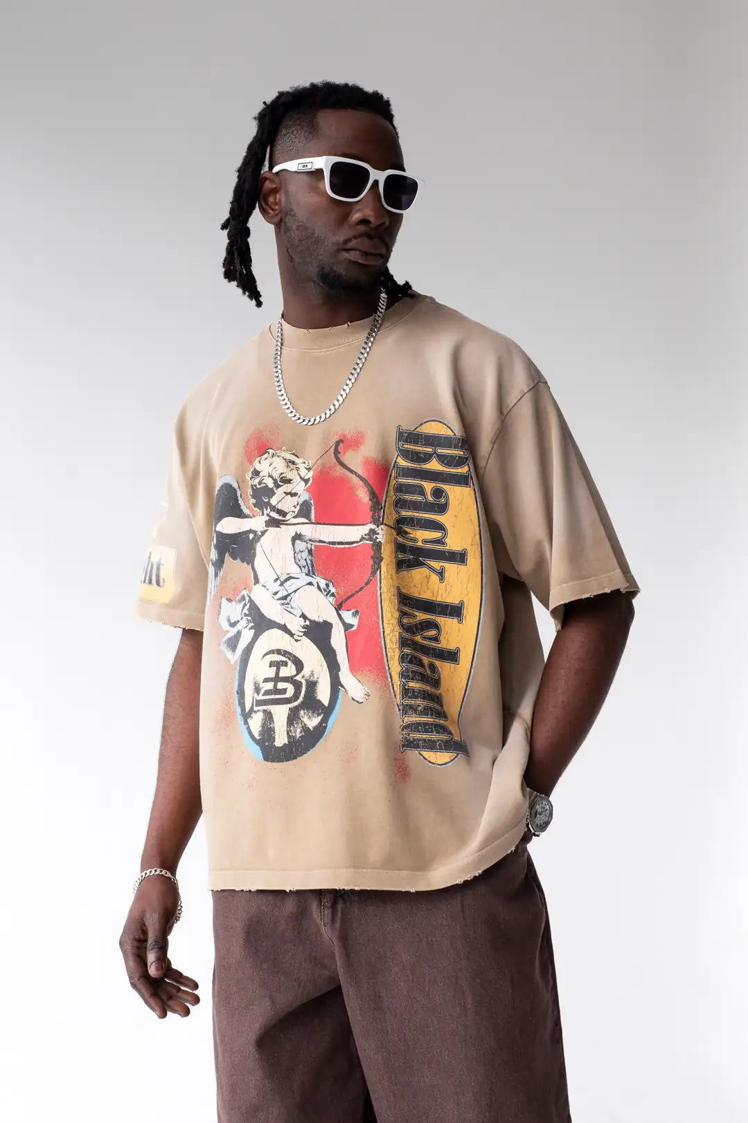 T-SHIRT CON STAMPA ANGELO