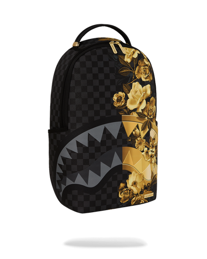 GOLD FLORAL REMIX DLXSV BACKPACK