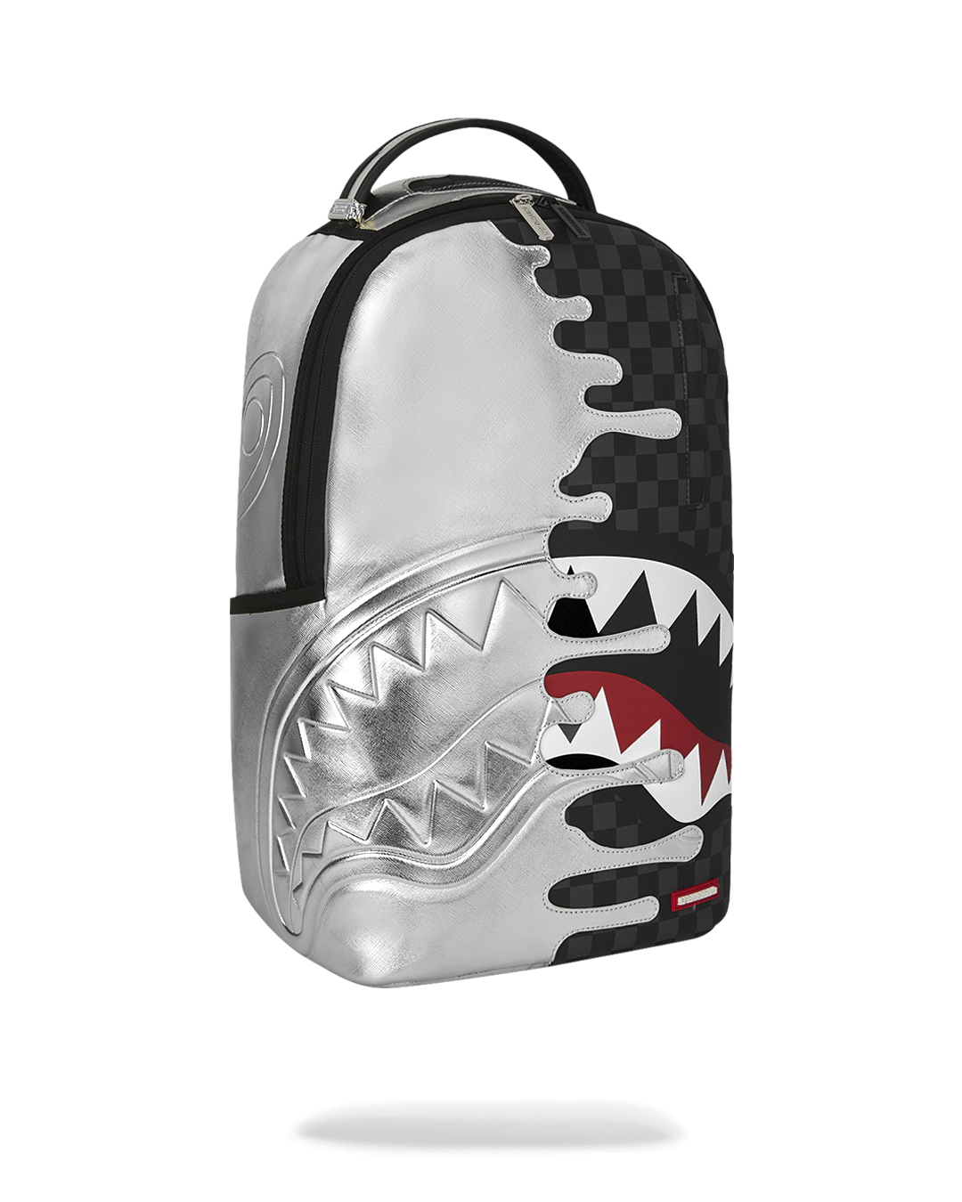SILVER SIDE DRIP BLACK CHECK DLXSV BACKPACK