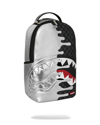 SILVER SIDE DRIP BLACK CHECK DLXSV BACKPACK