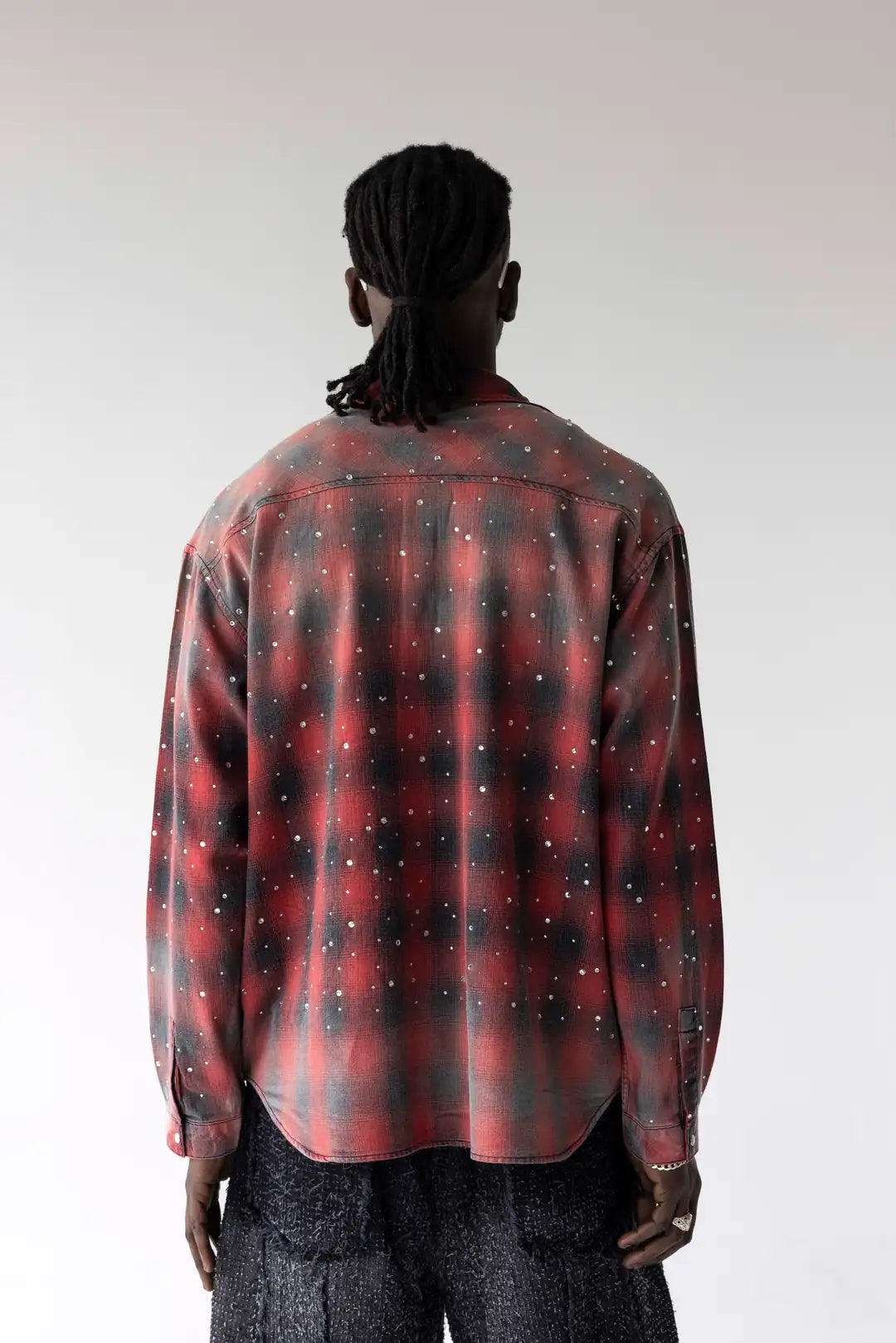 CAMICIA STRASS ROSSO