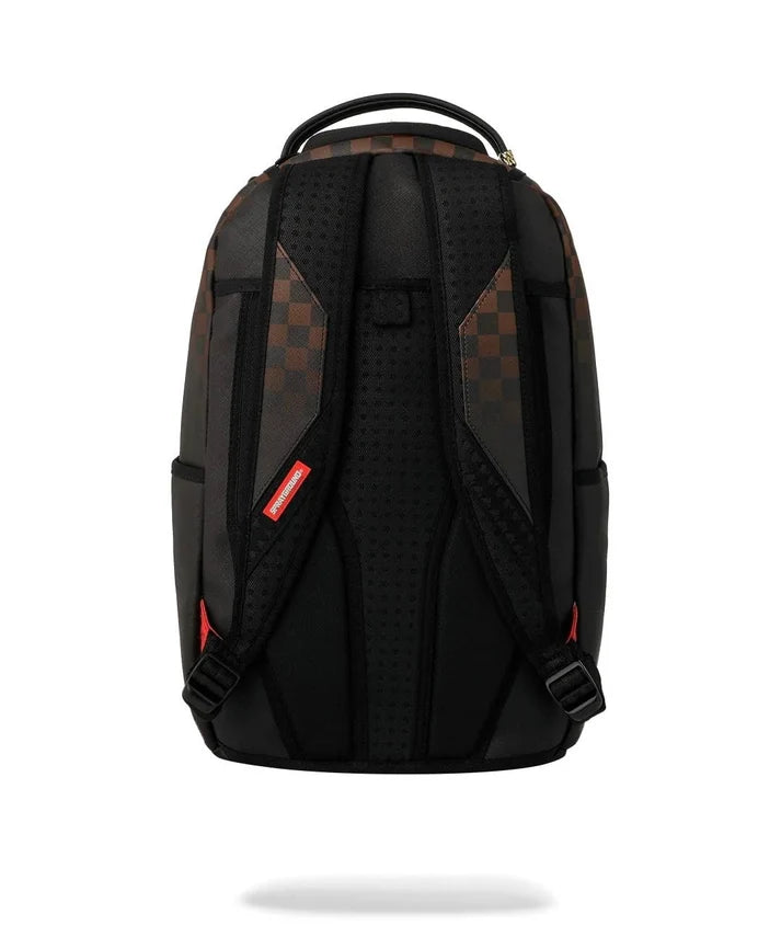BROWN CHECK GHOST DRIP BACKPACK
