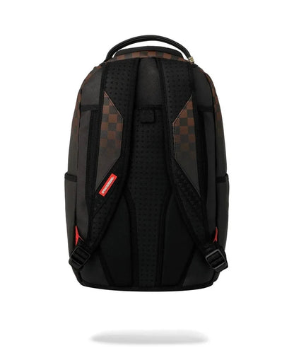 BROWN CHECK GHOST DRIP BACKPACK