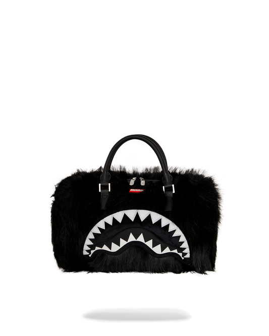 FUR CRAY BLACK MINI DUFFLE