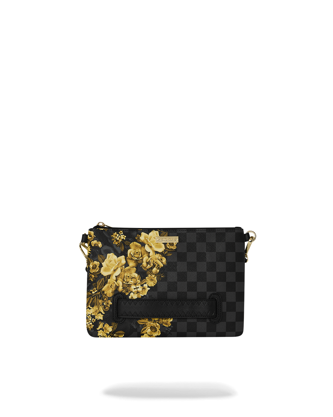 GOLD FLORAL REMIX CROSSBODY POUCHETTE