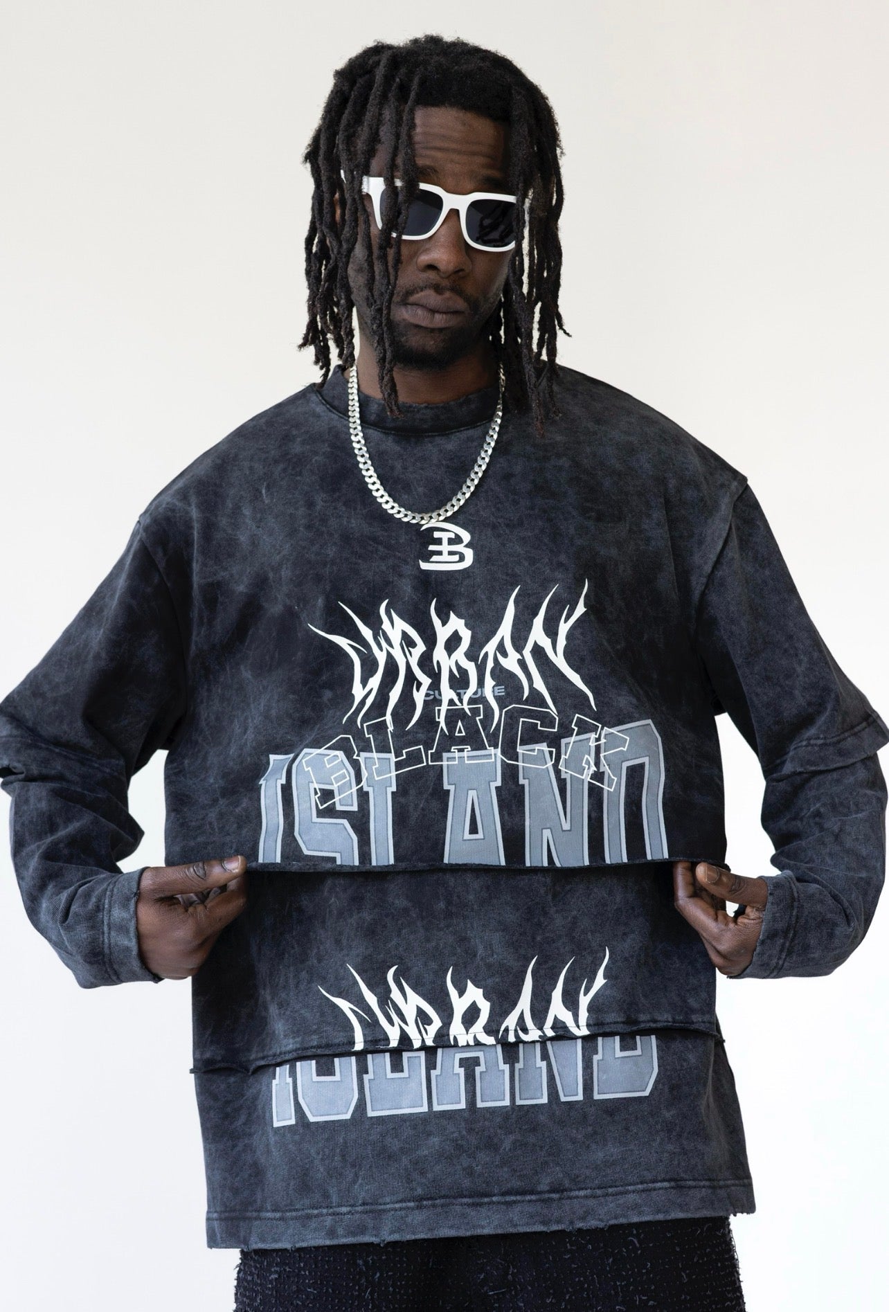 Felpa Black doppiata