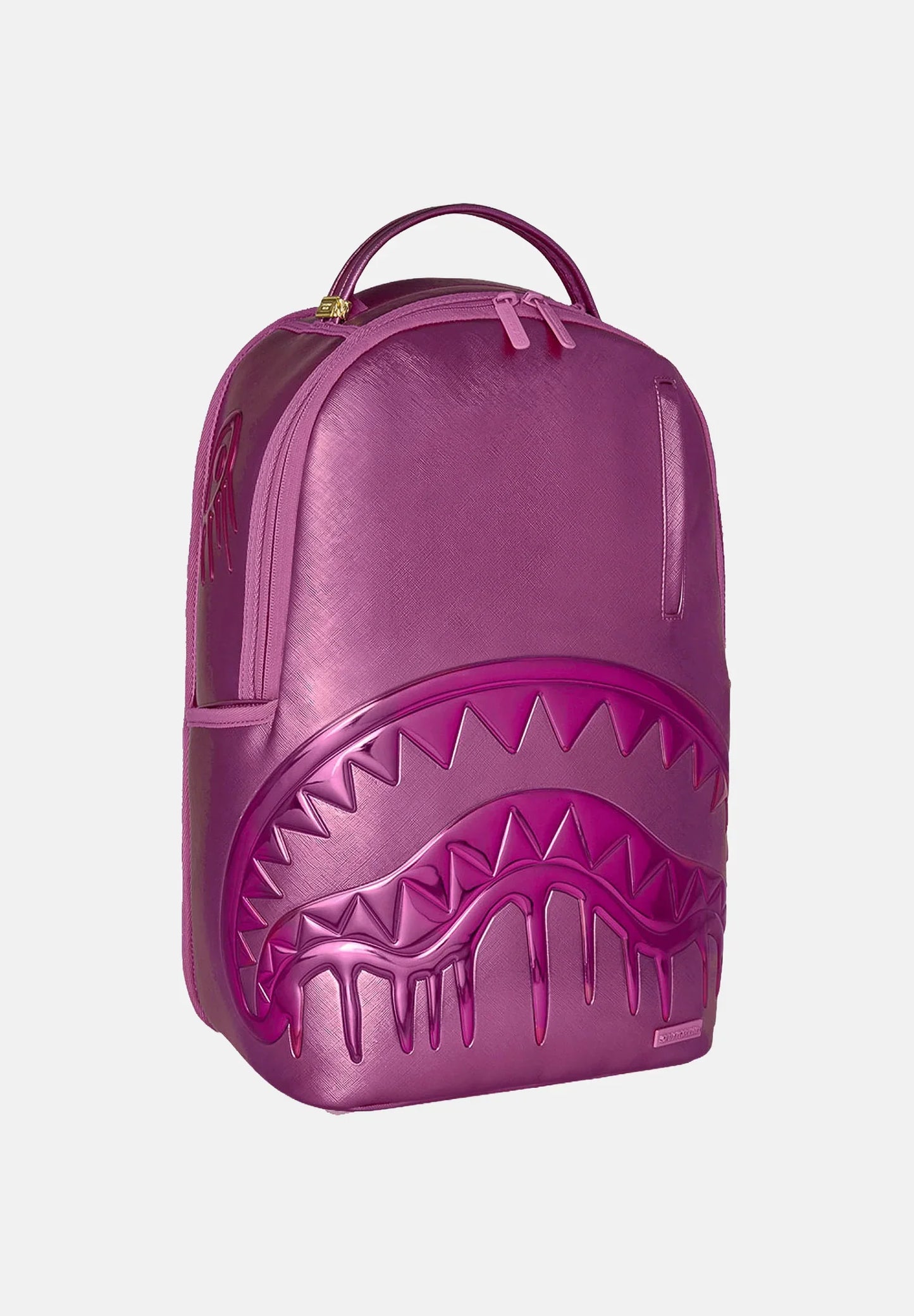 METALLIC PINK METALLIC DRIP BACKPACK