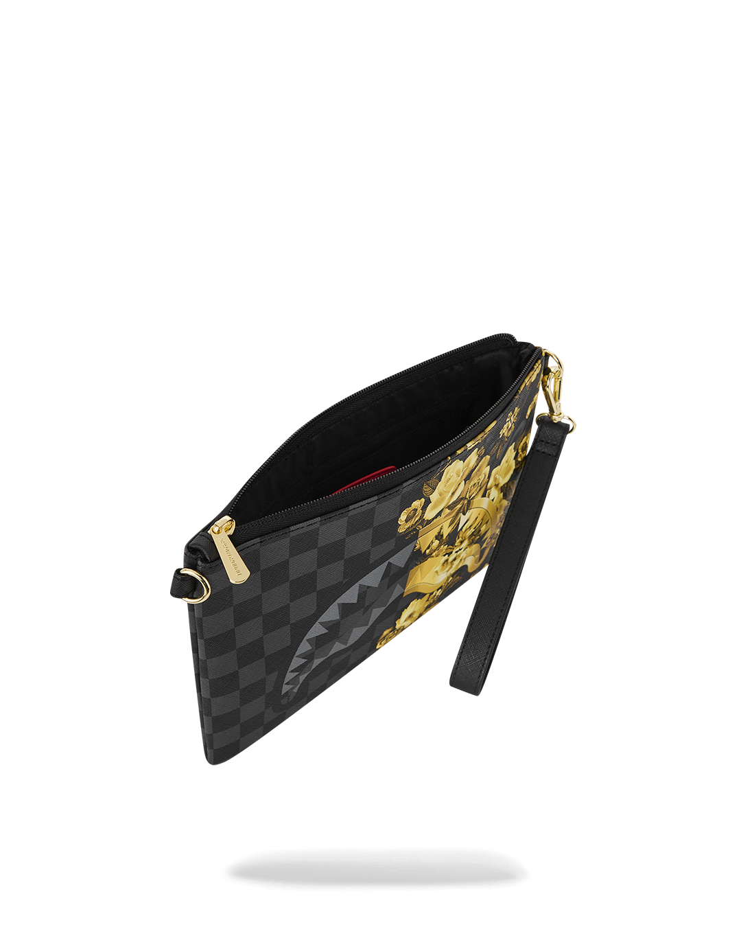 GOLD FLORAL REMIX CROSSBODY POUCHETTE