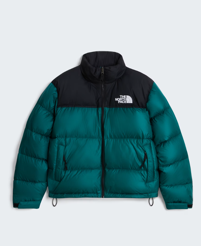 M 1996 RETRO NUPTSE JACKET Pacific Teal/TNF Black