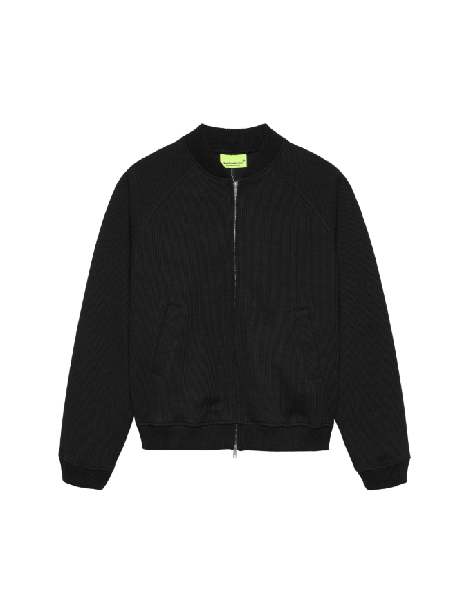 WAFFLE ZIP UP