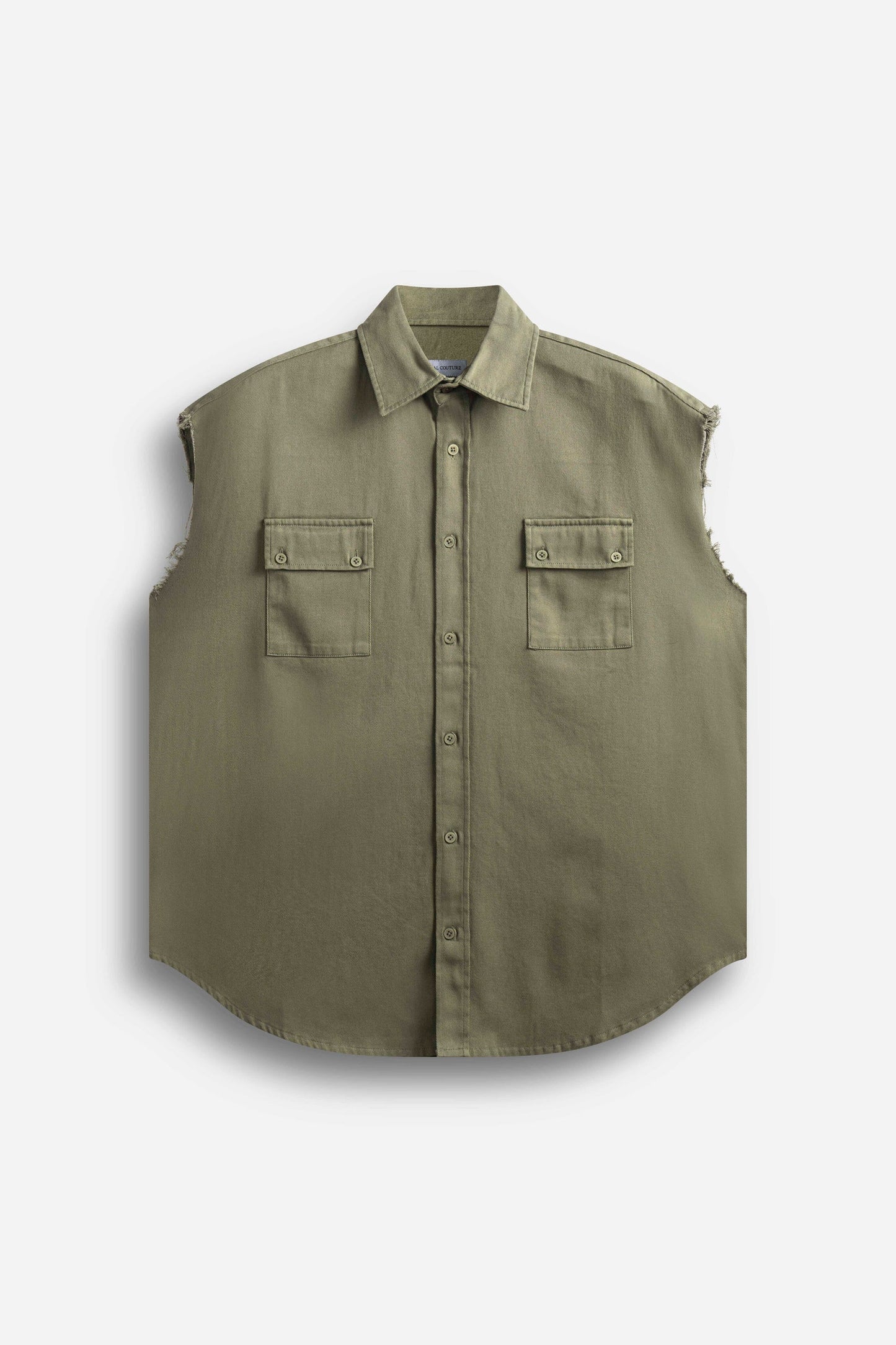 CAMICIA TASCONATA SMANICATA