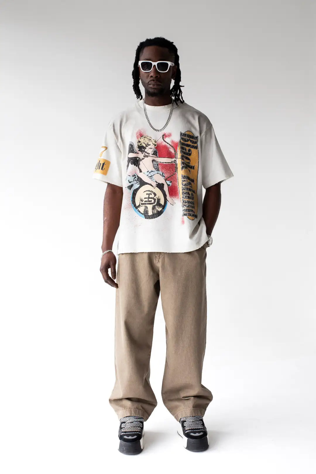 T-SHIRT CON STAMPA ANGELO