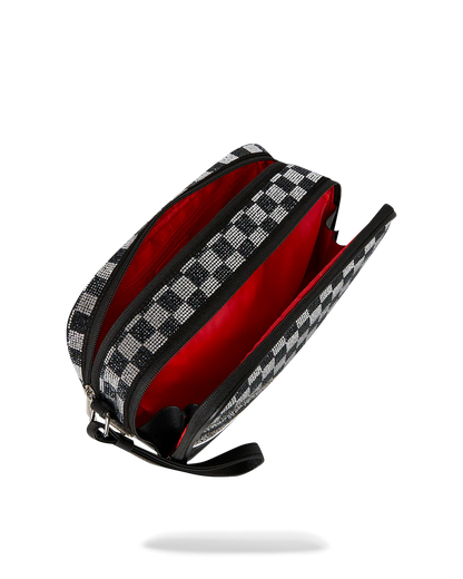 GOLD DIAMOND TEAR TOILETRY BAG