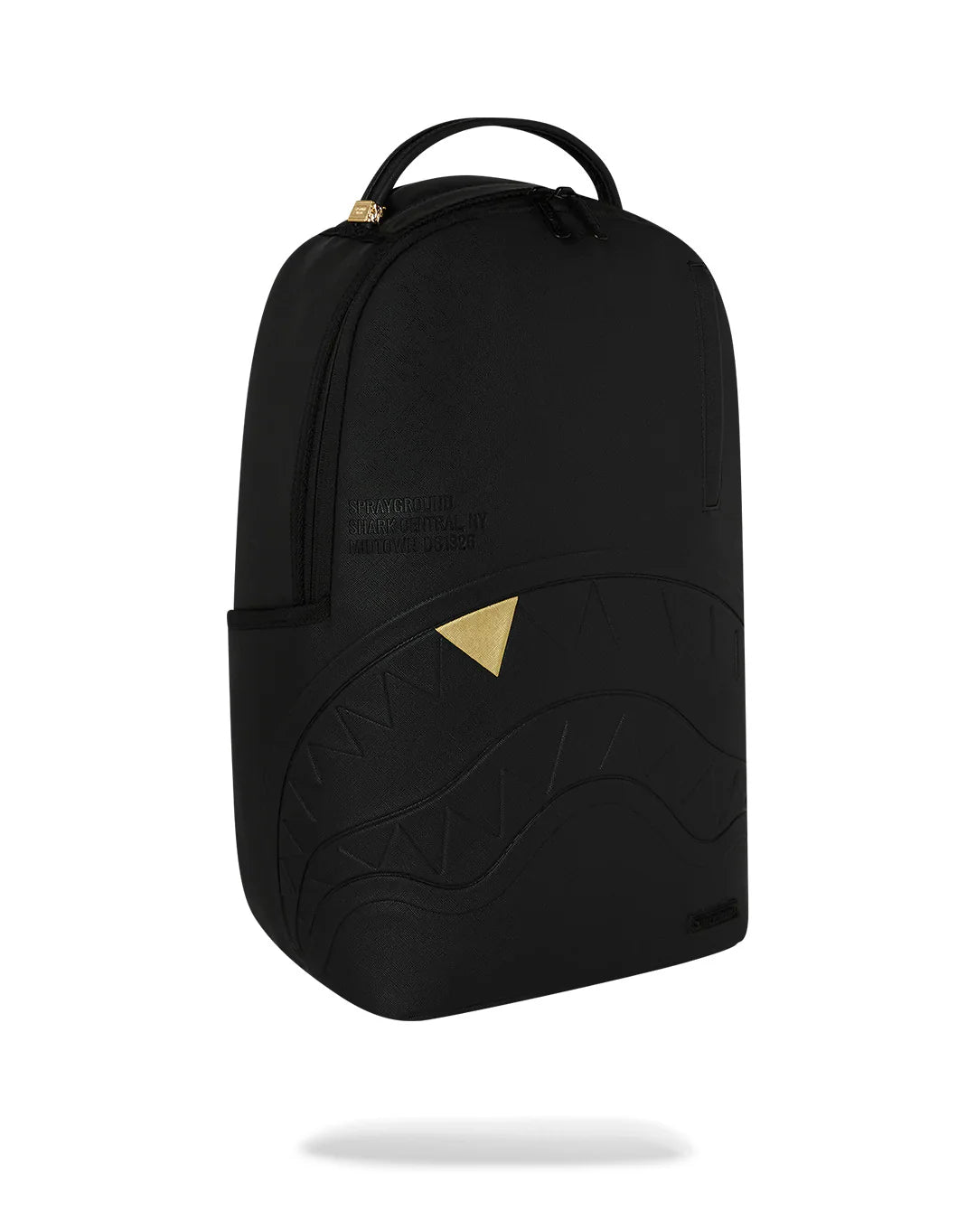 BLACKED OUT EMBOSSED GOLD TOOTH BACKPACK