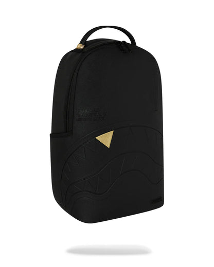 BLACKED OUT EMBOSSED GOLD TOOTH BACKPACK