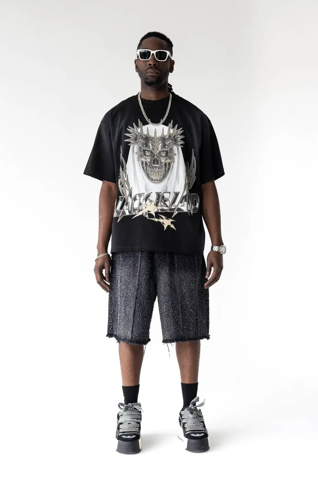 T-SHIRT BLACK TESCHIO