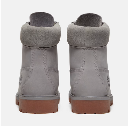 Timberland Heritage 6 INCH LACE UP WATERPROOF BOOT MEDIUM GREYOUT NUBUCK