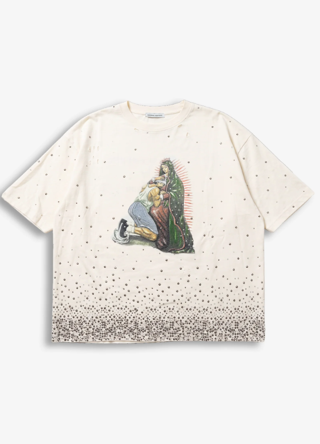 T-shirt LIMITED EDITION con stampa e strass
