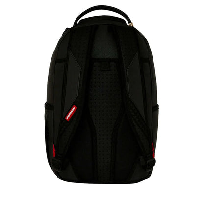SHARK CENTRAL EMBOSSED BLACK NYLON BACKPACK