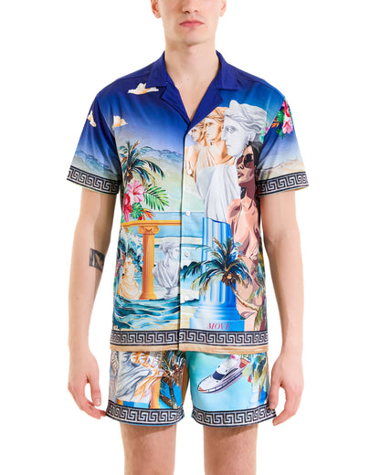 CAMICIA FANTASIA PRINT E