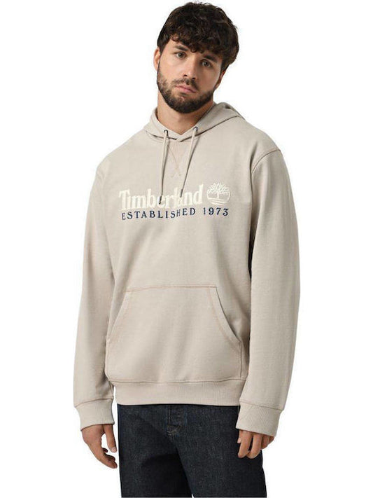 Felpa hoodie con logo ricamato
